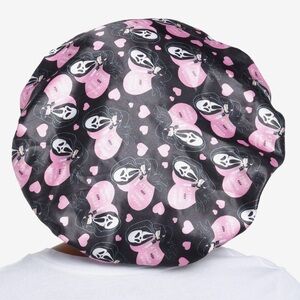 Ghost Face “Horror Movies and Chill” Satin Bonnet- NWT